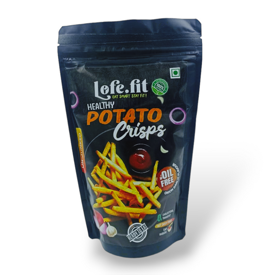 Lofe.Fit Healthy Potato Onion Garlic Crisps (50 g)
