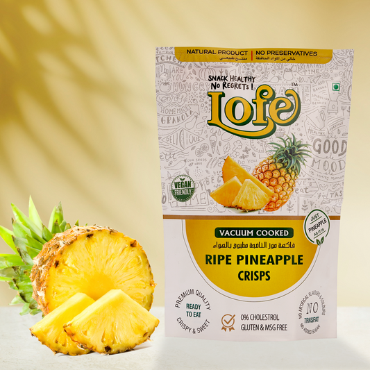 Lofe Healthy Ripe Pineapple Crisps (50 g)